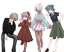 華やかで見栄えのするイラスト制作します ＊TRPG立ち絵、SNSアイコン、グッズ用など柔軟に対応可 イメージ4