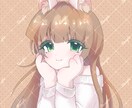 目を引く可愛い女の子を描きます SNS用アイコンを制作いたします♪ イメージ3