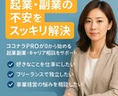 起業・副業の不安をスッキリ解決します ココナラPROが0から始める起業副業・キャリア相談をサポート イメージ1