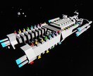 ゲームで作成した宇宙船たちの写真を販売します SPACE ENGINNERSで作成した宇宙船です。 イメージ2