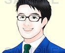 男性向け！仕事につながるシンプルなアイコン描きます 副業・ビジネスでお困りの方に/X等のSNS/名刺 イメージ8