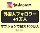 Instagramのフォロワーを1万人増やします ⭐️複数アカウントに振り分け可・格安値・インスタ・外国人⭐️ イメージ1
