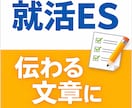 就活ESの文章を整理し伝わる内容に添削します 志望動機や自己PRに悩む就活生の方へ イメージ1