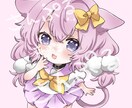配信活動に！可愛いSDキャラクター１枚絵作成します SDキャラ、デフォルメキャラ、イラストを作成いたします！ イメージ4