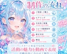 VTuber向けMV風ショート動画を制作します 活動の魅力をショート動画で届けます イメージ4