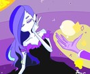ちょっぴり毒を感じる1枚絵を描きます ビビッドカラー寄り。挿絵や動画等のイラストに… イメージ9