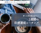 未来設定コーチング＆目標達成の習慣化サポートします 目標言語化・３日坊主卒業！夢へ★1週間のコーチングプログラム イメージ1