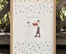 ウェディング/結婚式用のイラスト描きます ウェルカムボード/結婚証明書/入籍記念にもおすすめ！ イメージ2
