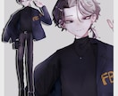 アイコンや立ち絵などのイラスト描きます 顔がいいひとを描くの好きです♡ イメージ8