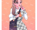最短2日 ！コスパ最強！レトロポップ似顔絵描きます 配信用、SNSアイコンやお友達へのプレゼントに！ イメージ3