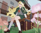 SNSのアイコンや一枚絵を提供します 修正無料で魅力的なイラストが特徴です！ イメージ5