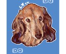かわいい！ペットの似顔絵描きます あたたかいタッチで大切なご家族の似顔絵を作成します！ イメージ2