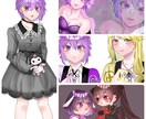 アイコンイラスト、似顔絵等なんでも描きます 丸くて可愛いイラストをメインにアイコン等受け付けます！ イメージ2