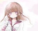 ふわふわかわいいイラスト描きます 柔らかい雰囲気の女の子やかあいい衣装描くのが好き イメージ3