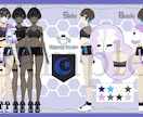 Live2Dモデル作成致します Live2D用立ち絵・モデリングが各66,000円〜 イメージ3