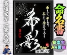 完全オーダー100賞超売れっ子書道家が命名書書ます 銀【手書き】書道家の命名書｜プロ筆文字｜出生祝・記念品に最適 イメージ9