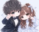 推しと家族とミニキャライラスト描きます 推しとのイラスト、家族、子供とイラストに イメージ1