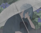 光が魅力的な一枚絵制作いたします 中性・青年・儚い綺麗な雰囲気が得意です イメージ3