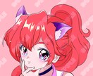 90年代レトロポップなイラストを作成します Vtuber立ち絵デザイン、サムネ等々諸々対応可能です イメージ4