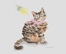 やさしい絵本タッチの動物イラスト描きます 猫、犬、うさぎなどペットの魅力をやさしいタッチで表現します。 イメージ1