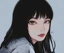 一目見たら忘れられない美人イラスト描きます 厚塗りアイコンで見た人の心を掴んで離さないイラスト描きます！ イメージ4