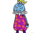 シンプルなイラストやアイコン制作します シンプルな線の べた塗りイラストです。 イメージ6