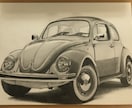 車や建物、風景画等の鉛筆画を描かせていただきます 愛車のイラストをお家に飾りたい方やプレゼント等にぜひ！ イメージ1