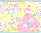 愛されゆるかわイラストお描きします あなたの好きをぎゅぎゅっと詰めこみます。 イメージ4