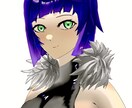 イラスト、1枚絵、SNSアイコンなどを描きます 背景のシンプルな1枚絵系のものを描きます イメージ2