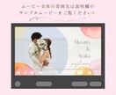 水彩画✳︎プロフィールムービーのテンプレ納品します Canvaで文字と写真を挿入！ふんわりおしゃれ◎スマホOK イメージ6