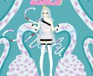 ポップで可愛い女の子描けます アイコンなど様々な用途でお使いください！ イメージ1