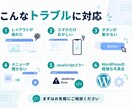 WordPress・Webサイトの不具合修正します 表示崩れ・動かないなど、サイトの「困った」を解決します イメージ2