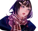 最短3日/厚塗りイラスト制作/アイコン制作します 色気づく瞳と耽美な色気。あなたの「好き」を深みのある厚塗り イメージ4