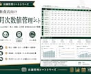 飲食店向け月次数値管理Excelを提供します 毎日の入力だけで月次集計・前年比・予算比・FL比率を自動算出 イメージ1