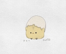 鉛筆タッチのゆるふわイラスト描きます 温もりある絵本風アイコン制作✨ イメージ4