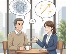 管理職の孤独を解消。主語を自分に戻す対話を行います 組織論に隠れた「あなたの本音」を専門家が一緒に整理します イメージ1