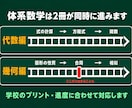 中高一貫校の体系数学、指導経験豊富な講師が教えます 初めての定期テスト、思うような結果でしたか? イメージ3