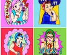 お写真を元にぽっちゃり美女化したアイコン作ります 当方の人気キャラ(マシュマロビューティーズ)化致します！★ イメージ4