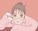 ポップで可愛い似顔絵のアイコンお作りします おしゃれで目を惹く似顔絵アイコン♡世界でただ一つのオリジナル イメージ6