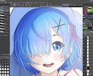 修正何度でもOK可愛いイラストを描きます 女の子の絵を描くのが好きです。 イメージ1