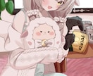 キャッチーでちょっとリッチなイラストを描きます スチル、アイコン、サムネ等、リッチなアニメ塗りをご希望の方へ イメージ1