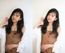 5枚1000円！ポートレート写真をレタッチします シミ・しわ・体型補正・肌質調整など！オーディション写真も！ イメージ1