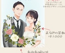 結婚式のウェルカムボード描きます ドレスの衣装合わせの写真で描けます！ イメージ3