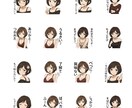 人物・ペットの写真からオリジナルスタンプ作成します プレゼントにも最適！心温まる手描きタッチ イメージ5