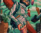 個性のあるイラストを描きます 少し闇のある可愛い絵を描かせてください イメージ6