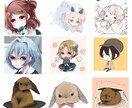 正方形のイラストを制作します SNSだけでなくグッズやゲームにも！ イメージ1