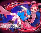 個性的でキラキラしたオーダーメイドイラスト描きます 印刷にも対応！実績多数のイラストレーターが1枚絵を描きます イメージ3