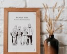 記念のイラスト描きます 家族イラストウェルカムボードが一律10,000円！ イメージ2