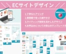 5万円◎女性目線のECサイトデザインの制作をします スマホ含!ライティング技術を活かしたデザインの提案も可能です イメージ1