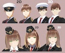 VRoid+Blenderでﾓﾃﾞﾘﾝｸﾞします 持ち込みイラストorｷｬﾗﾃﾞｻﾞ依頼で０から制作もOK！ イメージ7